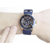  Shop Authentic Guess Maverick Blue Dial Blue Rubber Strap Watch for Men - W0485G1 - Luxxuri