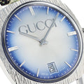  Shop Authentic Gucci Grip Vintage Silver Stainless Steel Quartz Unisex Watch 35mm - YA152401 - Luxxuri