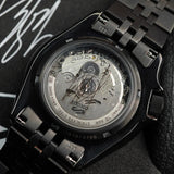  Shop Authentic Seiko Automatic SKX GMT Yuto Horigome Limited Edition Black Dial Black Steel Strap Watch For Men - SSK027K1 - Luxxuri