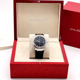  Shop Authentic Salvatore Ferragamo F-80 Classic Black Dial Black Leather Strap  Watch for Men - SFDT00219 - Luxxuri
