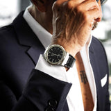  Shop Authentic Salvatore Ferragamo F-80 Classic Black Dial Black Leather Strap  Watch for Men - SFDT00219 - Luxxuri