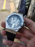  Shop Authentic Maserati Potenza Automatic Black Dial Black Leather Strap Watch For Men - R8821108001 - Luxxuri