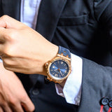  Shop Authentic Maurice Lacroix Aikon Date Limited Edition Blue Dial Blue Leather Strap Watch For Men - AI1028-BRZ01-420-1 - Luxxuri