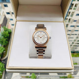  Shop Authentic Versace V-Motif Silver Dial Two Tone Steel Strap Watch for Women - VERE00718 - Luxxuri