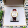  Shop Authentic Versace V-Twist Silver Dial Red Leather Strap Watch for for Women - VELS00519 - Luxxuri