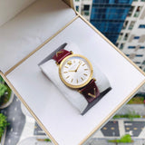  Shop Authentic Versace V-Twist Silver Dial Red Leather Strap Watch for for Women - VELS00519 - Luxxuri