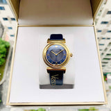  Shop Authentic Versace Greca Blue Dial Blue Leather Strap Watch for Women - VERE00218 - Luxxuri