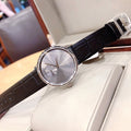  Shop Authentic Calvin Klein Accent Black Dial Black Leather Strap Watch for Women - K2Y231C3 - Luxxuri