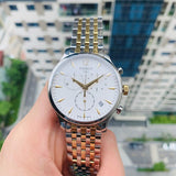  Shop Authentic Tissot T Classic Tradition Chronograph White Dial Two Tone Steel Strap Watch For Men - T063.617.22.037.00 - Luxxuri