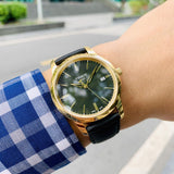  Shop Authentic Tissot T Classic Dream Black Dial Black Leather Strap Watch for Men - T033.410.36.051.01 - Luxxuri