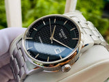  Shop Authentic Tissot Luxury Powermatic 80 Black Dial Silver Steel Strap Watch for Men - T086.407.11.201.02 - Luxxuri