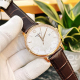  Shop Authentic Tissot T Classic Tradition White Dial Brown Leather Strap Watch For Men - T063.610.36.037.00 - Luxxuri