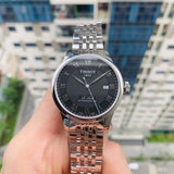  Shop Authentic Tissot Le Locle Powermatic 80 Black Dial Silver Steel Strap Watch For Men - T006.407.11.053.00 - Luxxuri