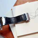  Shop Authentic Salvatore Ferragamo F-80 Classic Black Dial Black Leather Strap Watch for Men - SFDT00619 - Luxxuri