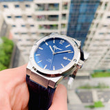  Shop Authentic Salvatore Ferragamo F-80 Classic Blue Dial Blue Leather Strap Watch for Men - SFDT00319 - Luxxuri
