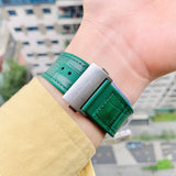  Shop Authentic Salvatore Ferragamo F-80 Classic Green Dial Green Leather Strap Watch for Men - SFDT00119 - Luxxuri
