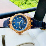  Shop Authentic Maurice Lacroix Aikon Limited Edition Blue Dial Blue Leather Strap Watch For Men - AI6008-BRZ01-420-1 - Luxxuri