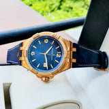  Shop Authentic Maurice Lacroix Aikon Date Limited Edition Blue Dial Blue Leather Strap Watch For Men - AI1028-BRZ01-420-1 - Luxxuri