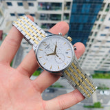  Shop Authentic Tissot T Classic Tradition Chronograph White Dial Two Tone Steel Strap Watch For Men - T063.617.22.037.00 - Luxxuri