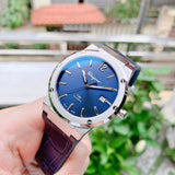  Shop Authentic Salvatore Ferragamo F-80 Classic Blue Dial Blue Leather Strap Watch for Men - SFDT00319 - Luxxuri
