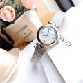 Shop Authentic Gucci Diamantissima Quartz Diamonds Mother of Pearl Dial Silver Mesh Bracelet Watch for Women - YA141504 - Luxxuri
