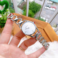  Shop Authentic Calvin Klein Dainty Silver Dial Silver Steel Strap Watch for Women - K7L23146 - Luxxuri