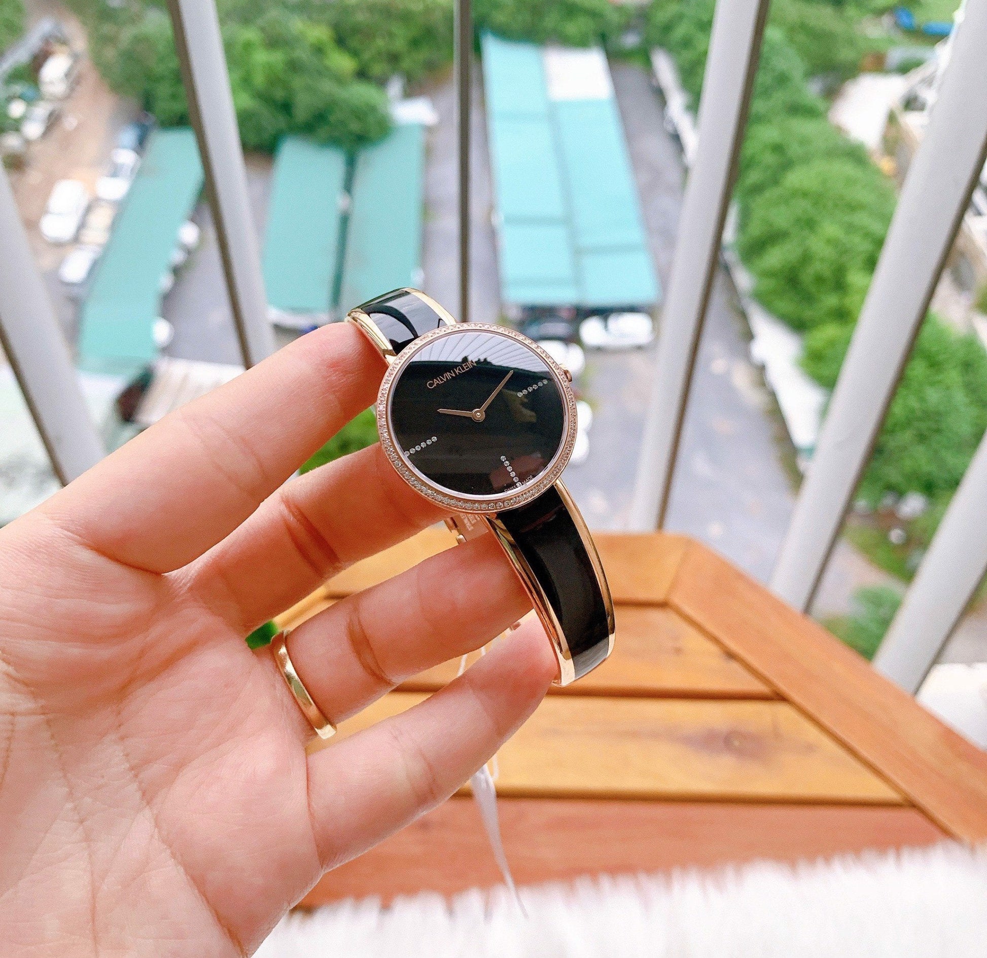  Shop Authentic Calvin Klein Seduce Black Dial Two Tone Steel Strap Watch for Women - K4E2NX1S - Luxxuri