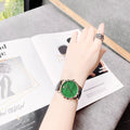  Shop Authentic Gucci Le Marche Des Merveilles Quartz Green Dial Black Leather Strap Watch For Women - YA126463 - Luxxuri