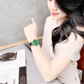  Shop Authentic Gucci Le Marche Des Merveilles Quartz Green Dial Black Leather Strap Watch For Women - YA126463 - Luxxuri