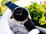  Shop Authentic Calvin Klein City Black Dial Black Leather Strap Watch for Men - K2G211C1 - Luxxuri