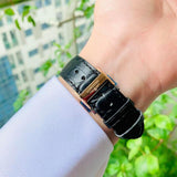  Shop Authentic Longines Record Black Dial Black Leather Strap Watch for Men - L2.821.5.57.2 - Luxxuri