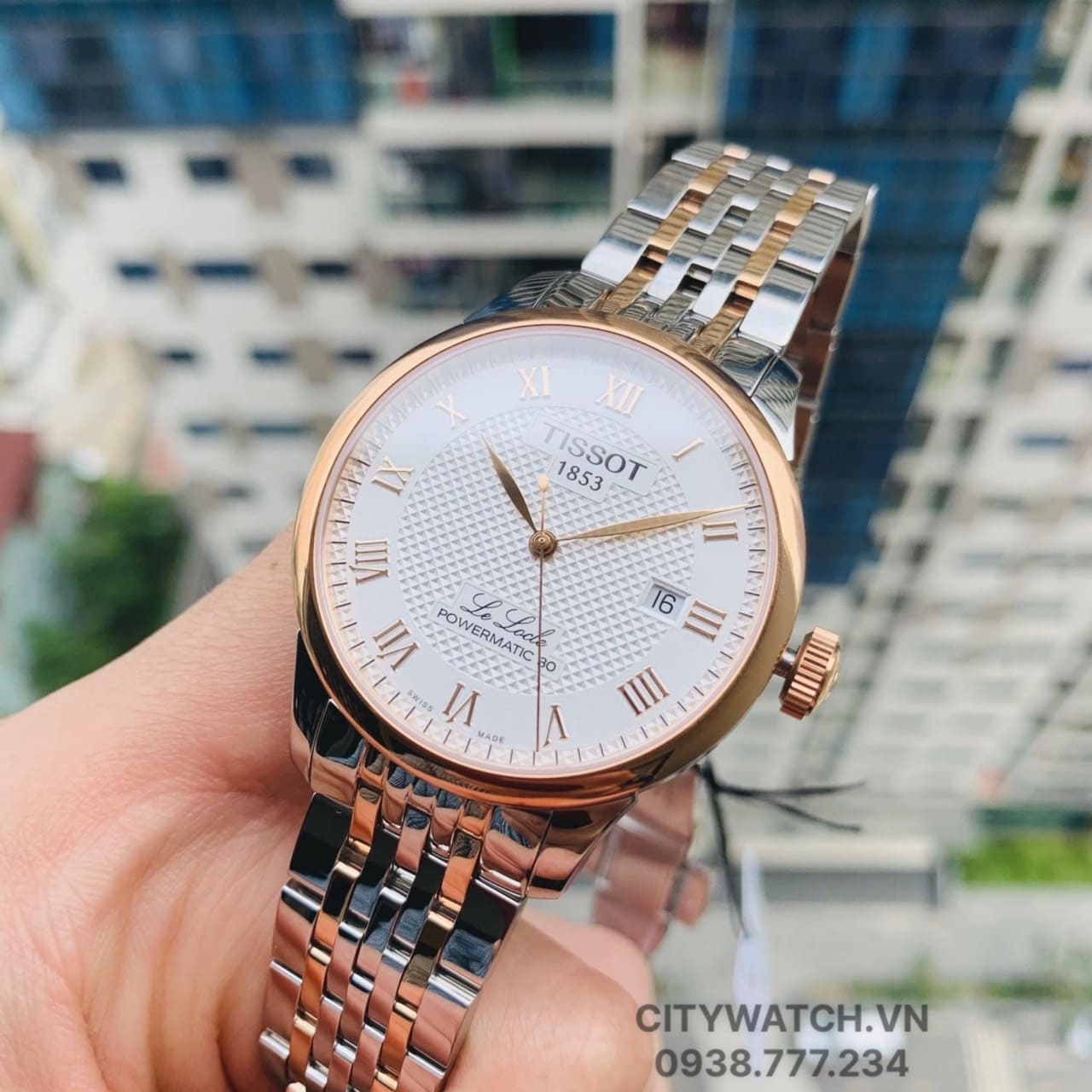  Shop Authentic Tissot Le Locle Automatic Cosc Silver Dial Two Tone Steel Strap Watch For Men - T006.407.22.033.00 - Luxxuri