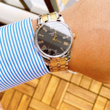  Shop Authentic Tissot T Classic Dream Black Dial Two Tone Steel Strap Watch for Men - T033.410.22.053.01 - Luxxuri