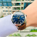  Shop Authentic Tissot Gentlemen Powermatic 80 Silicium Blue Dial Brown Leather Strap Watch For Men - T127.407.16.041.00 - Luxxuri