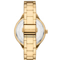  Shop Authentic Michael Kors Slim Runway Crystals Gold Dial Gold Steel Strap Watch for Women - MK4659 - Luxxuri