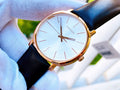  Shop Authentic Calvin Klein Posh Silver Dial Brown Leather Strap Watch for Men - K8Q316G6 - Luxxuri