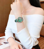  Shop Authentic Gucci G Timeless Le Marche Des Merveilles Green Dial Green Leather Strap Watch for Women - YA1264081 - Luxxuri