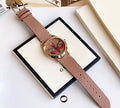  Shop Authentic Gucci G Timeless Butterfly Brown Dial Brown Leather Strap Watch For Women - YA1264063 - Luxxuri