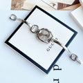  Shop Authentic Gucci Horsebit Collection Quartz Brown Dial Silver Steel Strap Watch For Women - YA139501 - Luxxuri