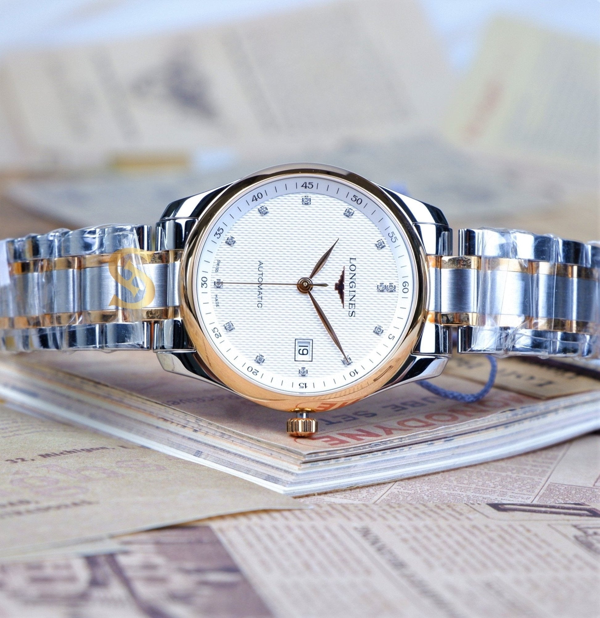  Shop Authentic Longines Master Collection Automatic 40mm Silver Dial Two Tone Steel Strap Watch for Men - L2.793.5.77.7 - Luxxuri