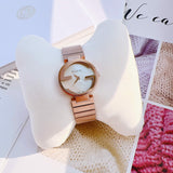  Shop Authentic Gucci G Interlocking Mother of Pearl Dial Rose Gold Steel Strap Watch For Women - YA133515 - Luxxuri
