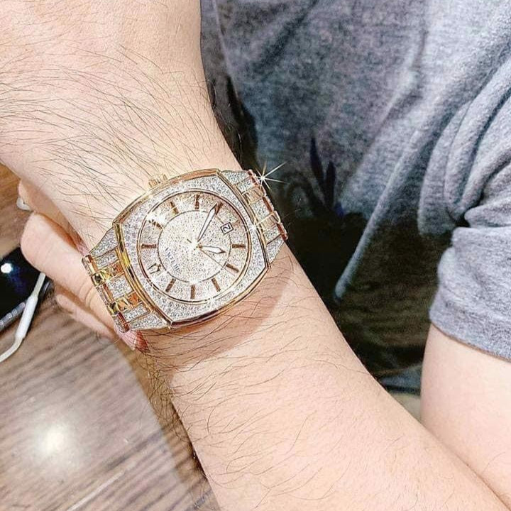  Shop Authentic Bulova Phantom Crystal Silver Dial Two Tone Steel Strap Watch for Men - 98B323 - Luxxuri