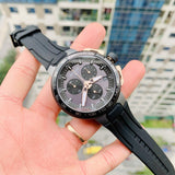  Shop Authentic Tissot T Race Cycling Chronograph Black Dial Black Rubber Strap Watch For Men - T111.417.37.441.07 - Luxxuri