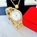  Shop Authentic Calvin Klein Class White Dial Gold Steel Strap Watch for Women - K6R23526 - Luxxuri