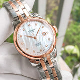  Shop Authentic Tissot Le Locle Automatic Lady Mother of Pearl Dial Two Tone Steel Strap Watch For Women - T006.207.22.116.00 - Luxxuri