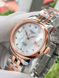  Shop Authentic Tissot Le Locle Automatic Lady Mother of Pearl Dial Two Tone Steel Strap Watch For Women - T006.207.22.116.00 - Luxxuri