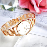  Shop Authentic Calvin Klein Dainty White Dial Rose Gold Steel Strap Watch for Women - K7L23646 - Luxxuri