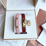  Shop Authentic Versace Medusa Lock Icon Gold Dial Red Leather Strap Watch for Women - VEDW00319 - Luxxuri