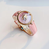  Shop Authentic Versace Palazzo Empire Pink Dial Pink Leather Strap Watch for Women - VCO030017 - Luxxuri