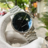  Shop Authentic Tissot Luxury Powermatic 80 Black Dial Silver Steel Strap Watch for Men - T086.407.11.201.02 - Luxxuri